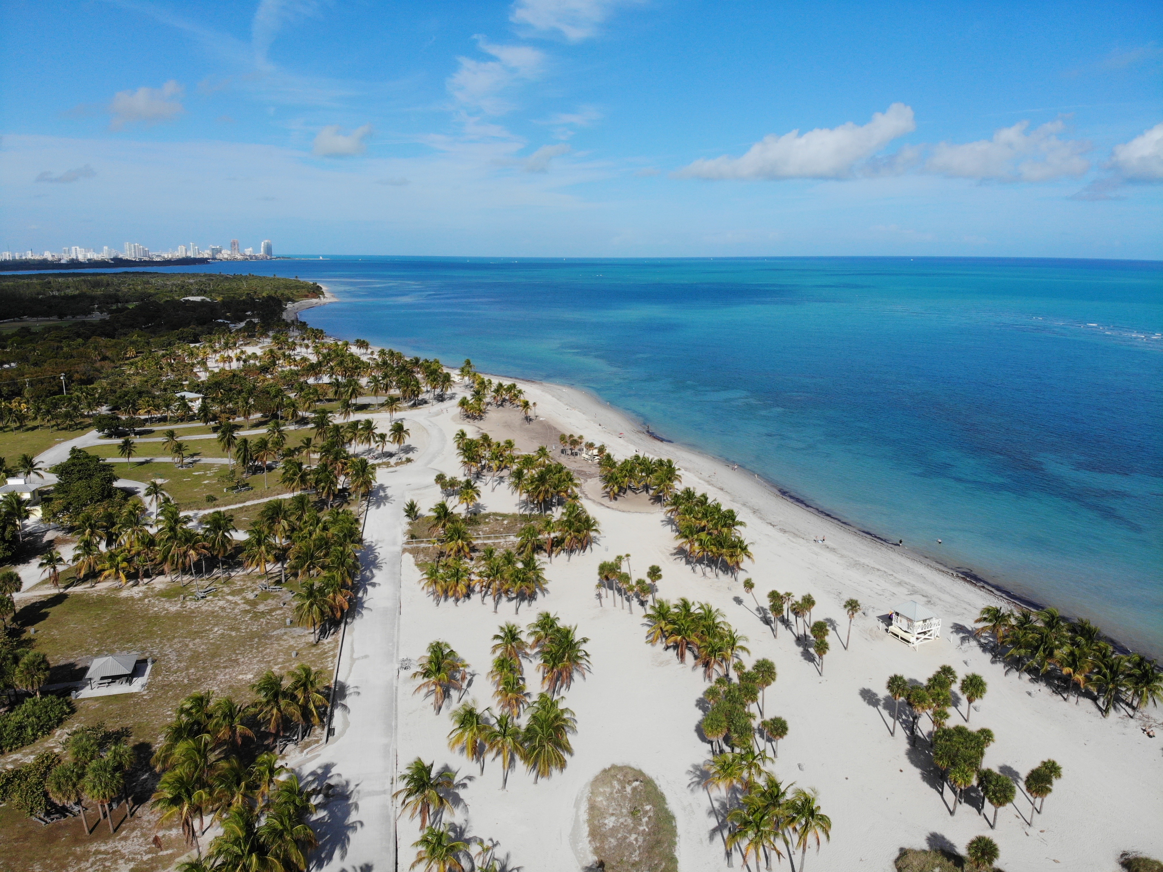 Dechberoucí pláže Miami